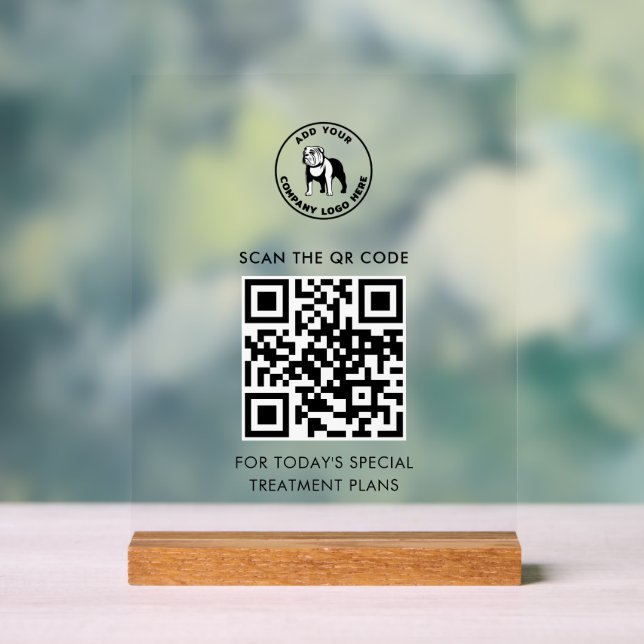 Ajoutez votre code QR et votre logo professionnel  (Neutre)