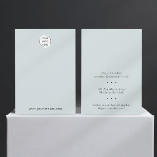 Ajoutez votre logo Carte d'affichage bijoux tout-e