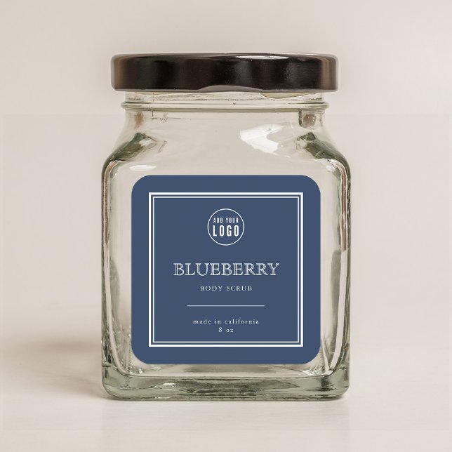 Ajoutez votre logo classique étiquette de produit  (Créateur téléchargé)