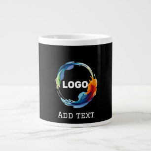 ajoutez votre logo dans une tasse à café géante