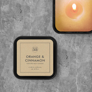 Ajoutez votre logo minimaliste Étiquette produit K