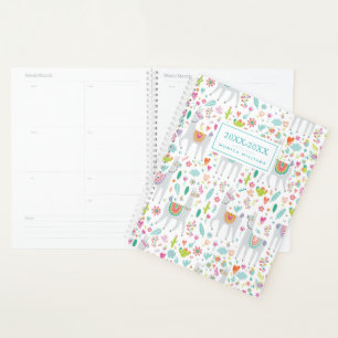 Ajoutez votre nom Cute Pastel Llama Motif