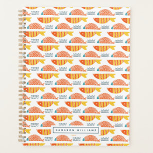 Ajoutez votre nom Folk Art Motif de poissons