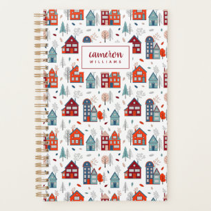 Ajoutez votre nom Scandinavian House Folk Art