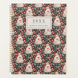 Ajoutez votre nom   Valentine Sloth Motif