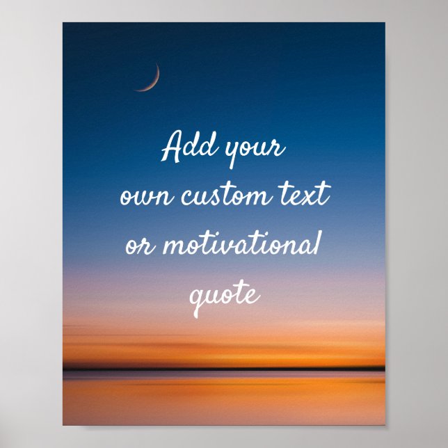 Ajoutez votre propre affiche personnalisée - Sunse (Devant)