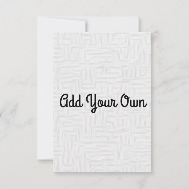 Ajoutez votre propre - Invitation (Devant)