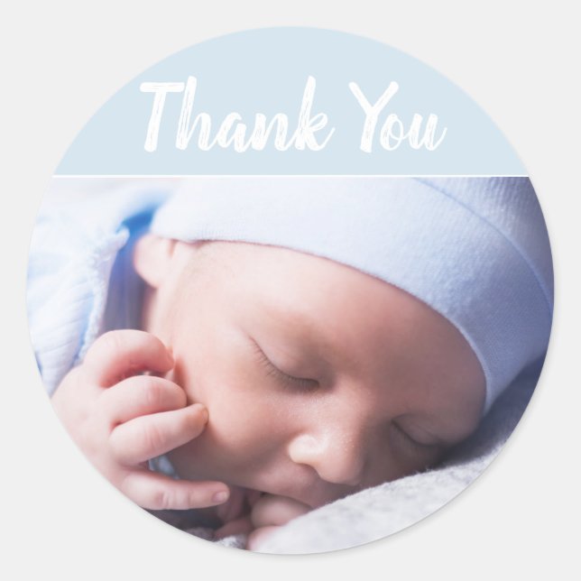 Ajoutez Votre Propre Photo Bébé Stickers Douche Ga (Devant)