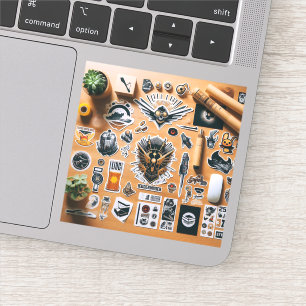 Ajoutez Votre Propre Sticker "Custom-Cut Vinyl" Pe
