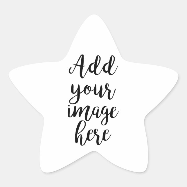 Ajoutez votre propre Sticker Star personnalisable  (Devant)