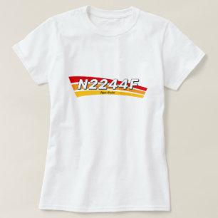 Ajoutez Votre Propre T-Shirt Numéro d'Avion