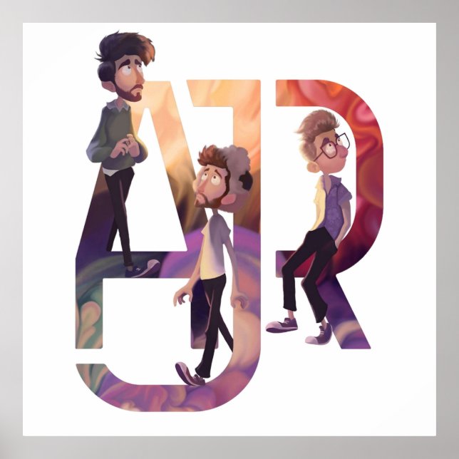 AJR Die Click Galaxy Poster (Vorne)
