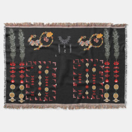 Ajrak wie Style Decke