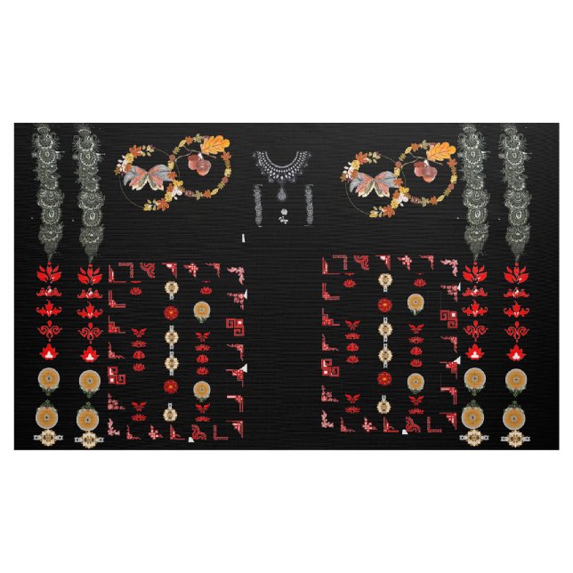 Ajrak wie Style Stoff (Yard (91,4 cm))