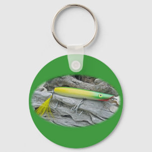 AJS Popper "Green Greenie" Salzwasser Angellocke Schlüsselanhänger
