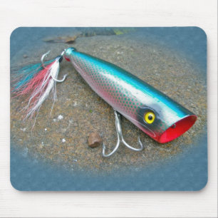 AJS Saltwater Lure Popper Blue Dragon Items Mousepad