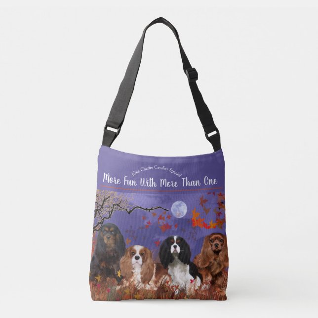 Ajustable 4 Cavalier roi Charles avec Sac fourre-tout Feuill (Devant)