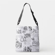 Alice dans le sac mortuaire à croix du pays des