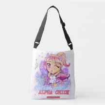 Alpha poussin au-dessus du sac d'épaule