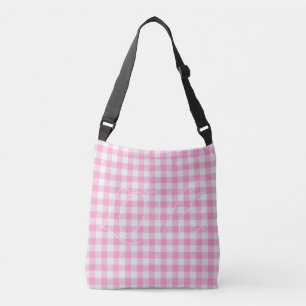 Ajustable Amour : Un sac carrossable Fourre-tout rose et bla