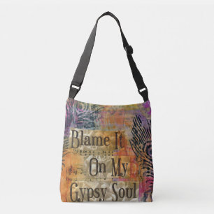 Ajustable Blâmez mon sac fourre-tout gitan à âme