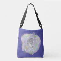Blanc Gardien Ange Purse Art croisé Sac carrosseri