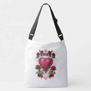 Ajustable Coeur de tatouage avec épines Sac de carrosserie