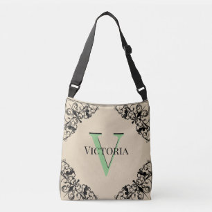 Ajustable Croix monogramme personnalisable - Sac fourre-tout