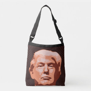 AJUSTABLE DONALD TRUMP POURSUIVRE, TOUT SUR LE SAC DE CROSSB