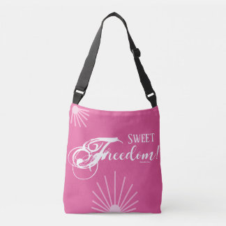 Ajustable Douce Liberté ! Sac porté croisé (Rose)