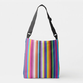 Ajustable Drapeau de fierté Stripes colorées Motif Sac de ca
