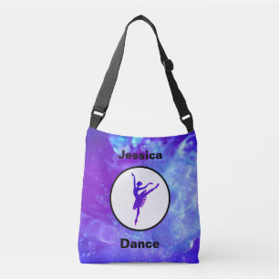 Ajustable Filles Ballerina Dancer Aquarelle Crossbody Sac