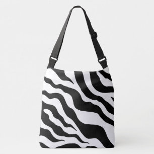 Ajustable Grand sac fourre-tout à motif zèbre