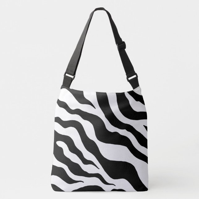 Ajustable Grand Sac fourre-tout d'impression Zebra (Devant)