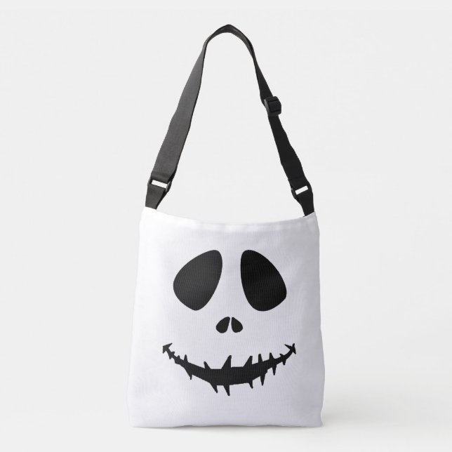 Ajustable Grimace Face Trick Ou Sac De Traitement - Hallowee (Devant)