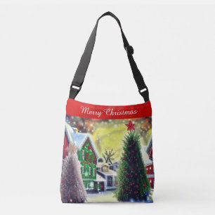Ajustable Hiver Village de Noël Sac carrossable