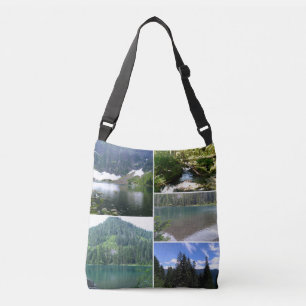 Ajustable Images du lac Sac fourre-tout du corps croisé