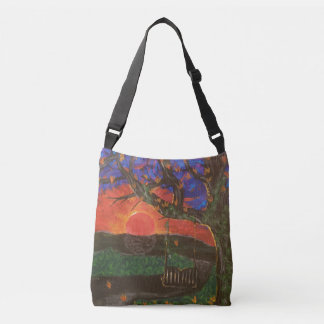 Ajustable Impression d'art sur un sac carré de "Autumn Swing