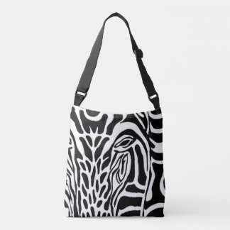 Ajustable Impression Zebra - Sac fourre-tout croisé