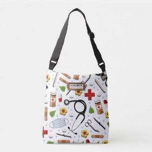 Ajustable Infirmière Idée Cadeau Personnalisé Sac Crossbody