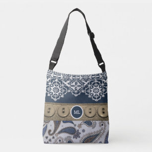 Ajustable Joli Sac fourre-tout de style champêtre avec dente