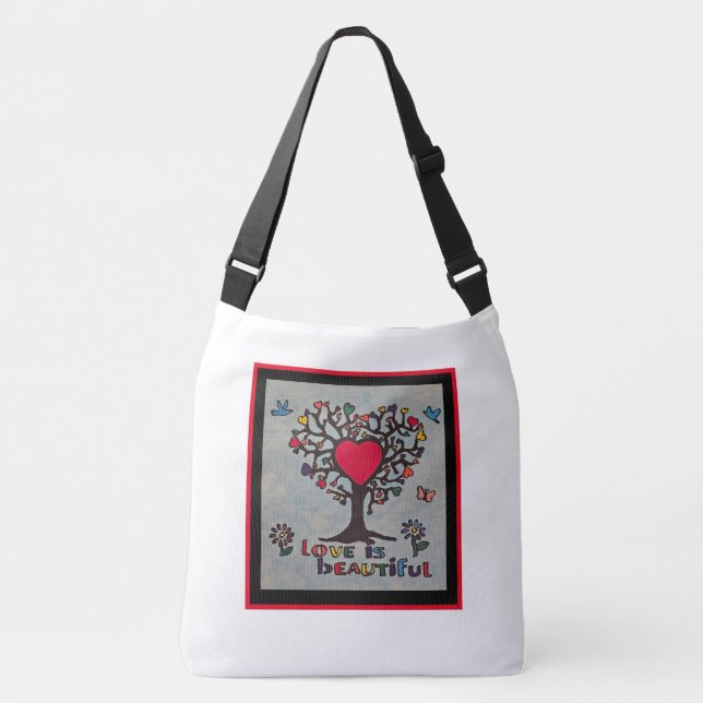 Ajustable L'amour est un beau Sac fourre-tout (Devant)