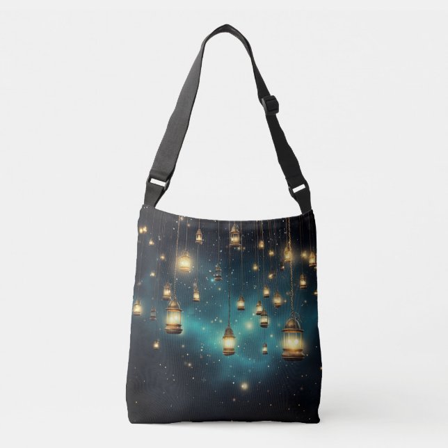 Ajustable Lanternes de fées, Sac fourre-tout d'Imaginaire (Devant)