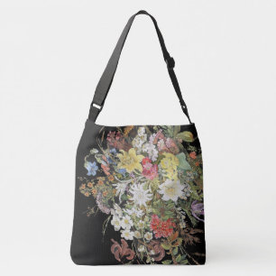 Ajustable Le fleur sauvage alpin fleurit le sac fourre-tout