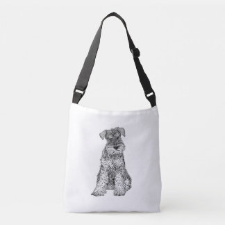Ajustable Le sac de chien de Schnauzer, doublent dégrossi