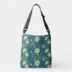 Ajustable Le Sac de croix vert des oiseaux de Chickadees