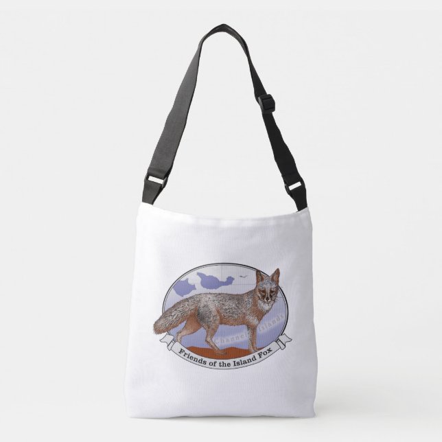 Ajustable Les amis de l'île Fox Logo Sac carrossable (Devant)
