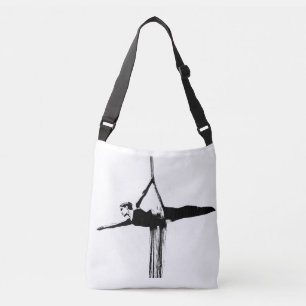 Ajustable Les soies aériennes croisent le sac de gymnase de