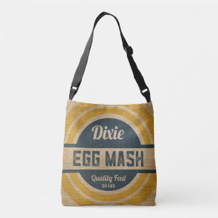 Ajustable Mâche vintage d'oeufs de sac à alimentation de