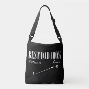 Ajustable Meilleur papa 100% Aimer Patience Funky Père Sac f